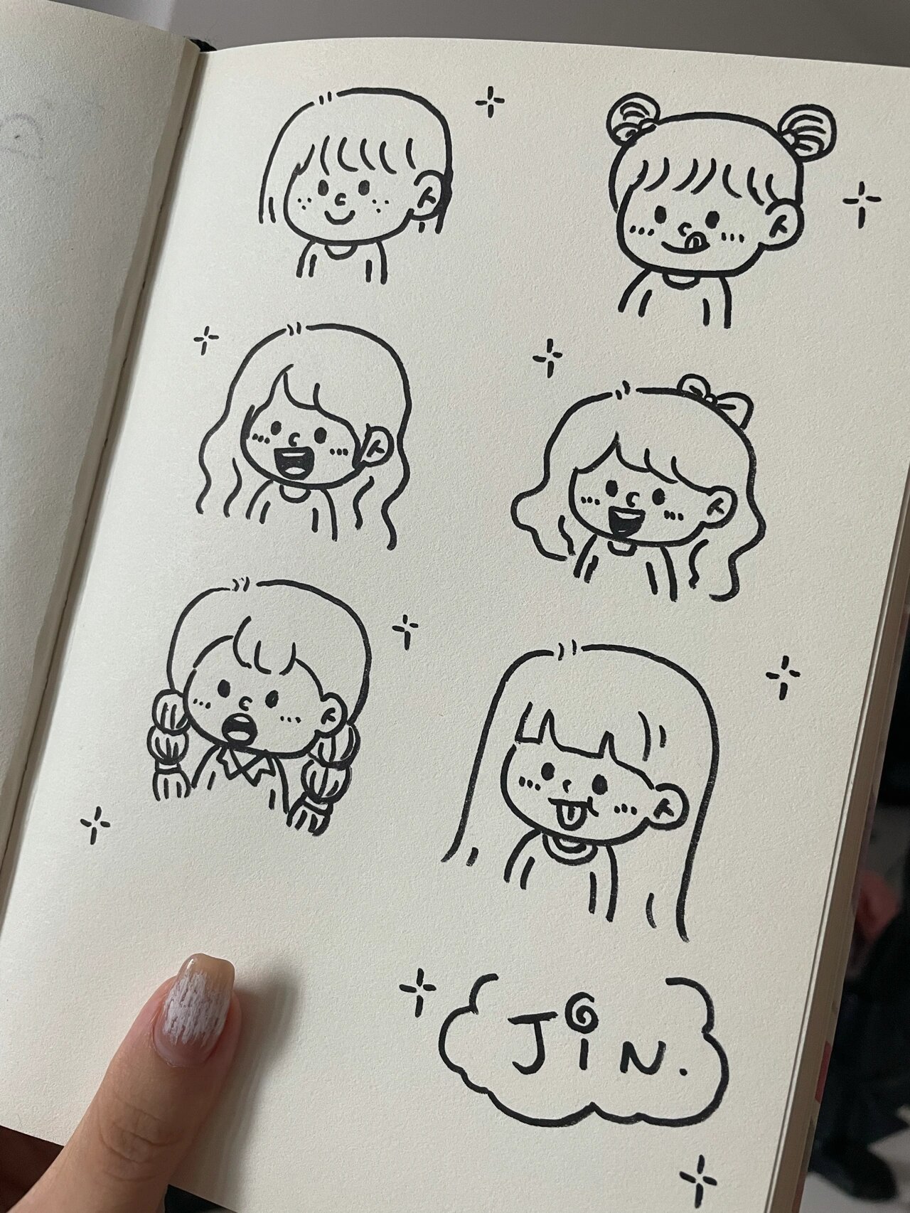 可可爱爱的手帐小头像素材来啦