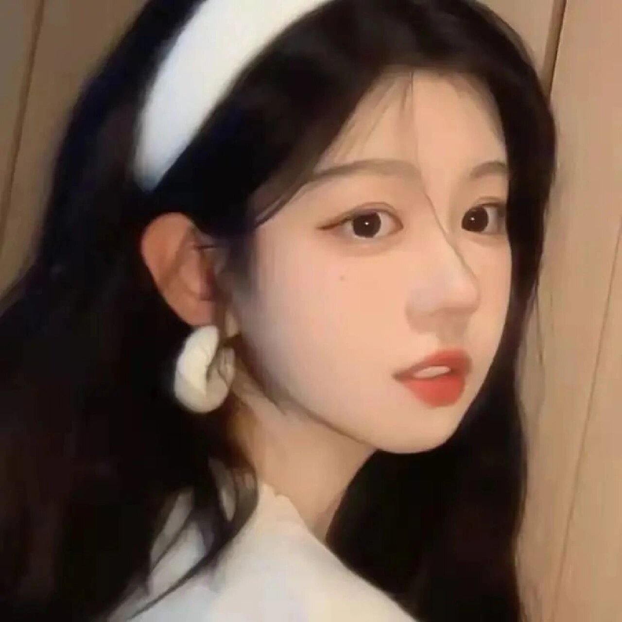 温柔可爱真人露脸青春风女生头像●)o