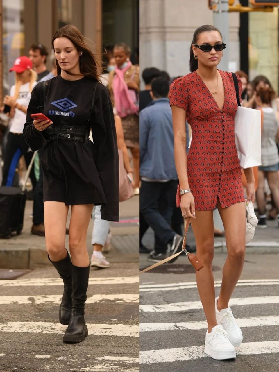 纽约麻豆街拍,又美又飒!