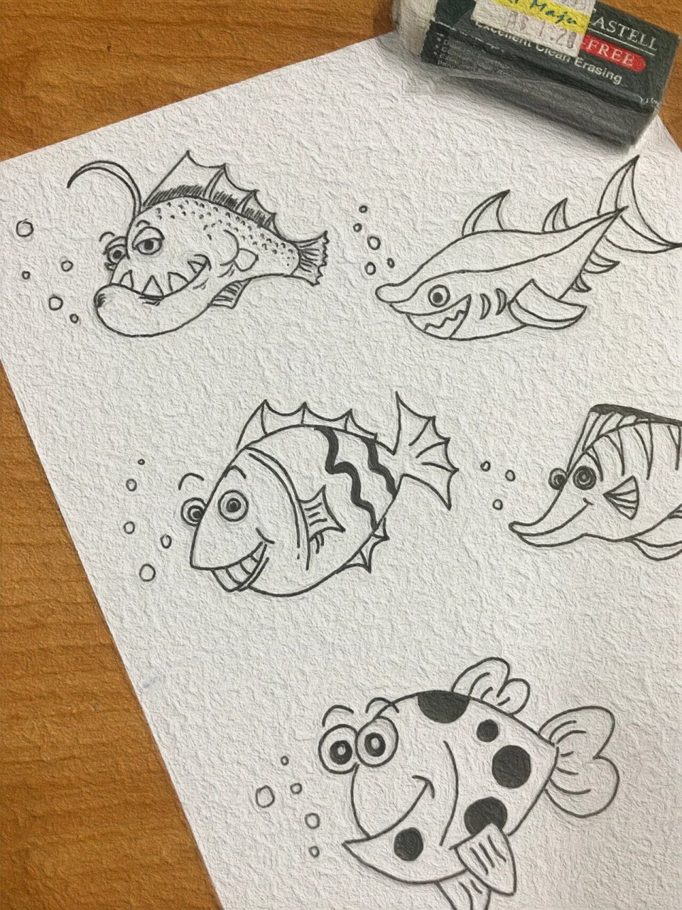 鱼群吖 	  ______________________________________ 简笔画  | 儿童