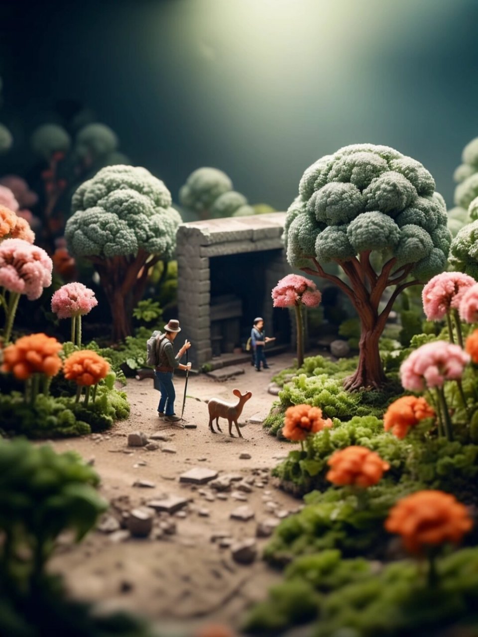 手机壁纸# #iphone壁纸# #微缩景观# #微缩场景# #微缩模型# #可爱