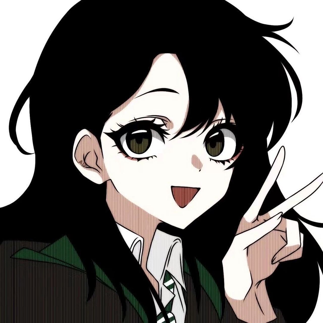 动漫女生头像 黑发(二)   黑发