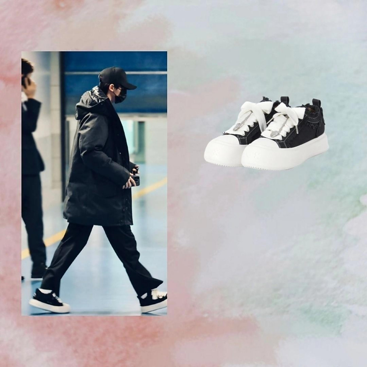 3.29马嘉祺90出发同款鞋子 鞋子:soap opera