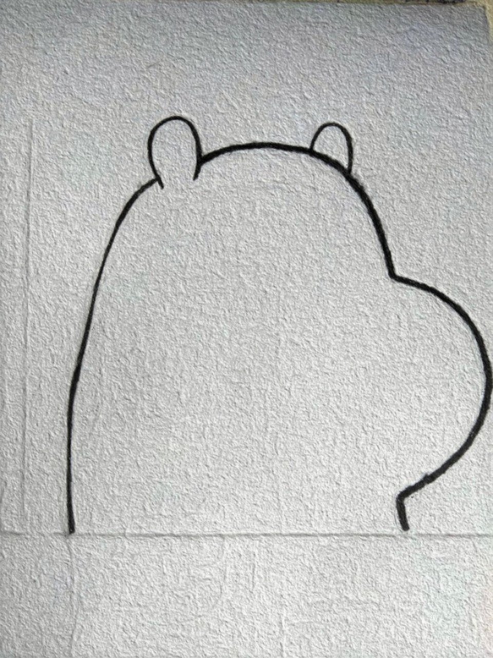 白熊简笔画画法图片