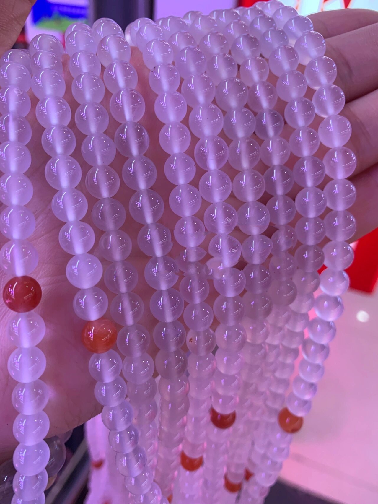 天然南红荔枝冻,这是真的南红荔枝冻7815 8715不是白玛瑙