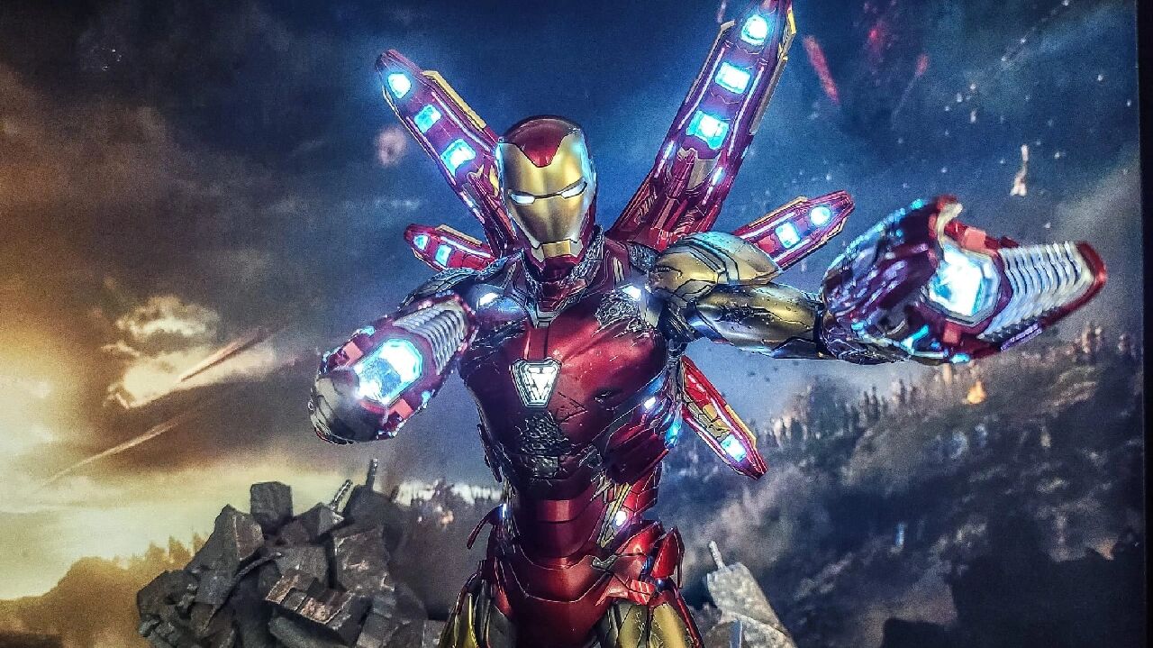 火力全开hottoys钢铁侠马克85