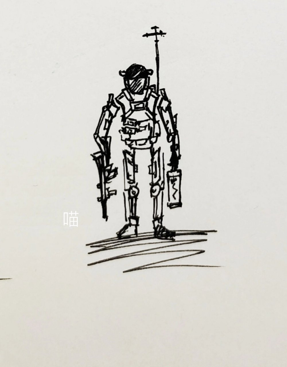 随手画系列——火柴人特种兵 随便搞一下,兵种就不标啦,应该能够看的