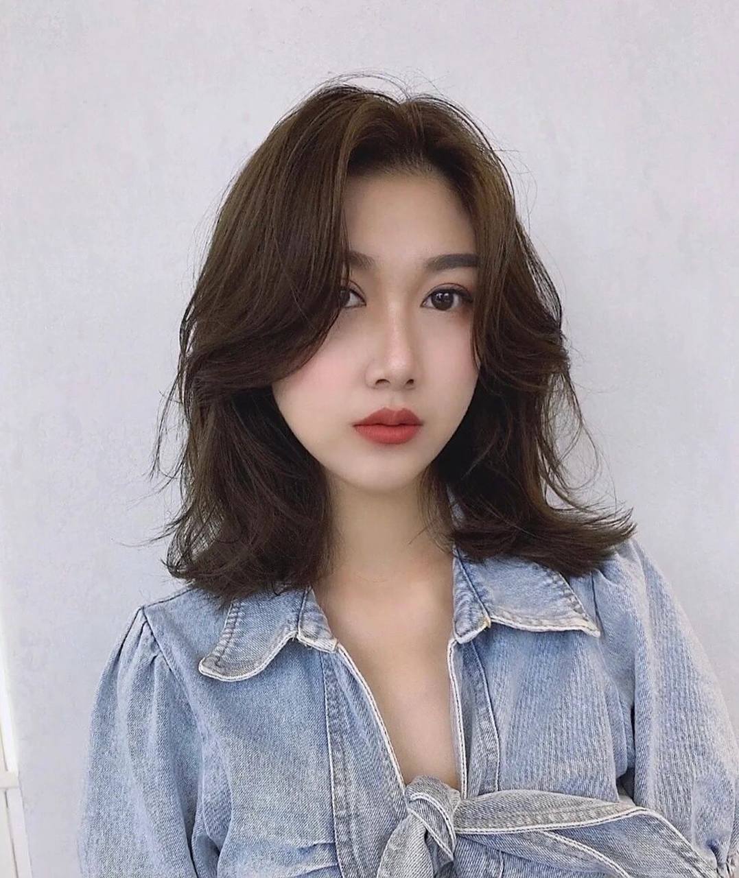 简约百搭锁骨发烫发78韩式锁骨发烫发 女生中发 中长发 锁骨发烫发