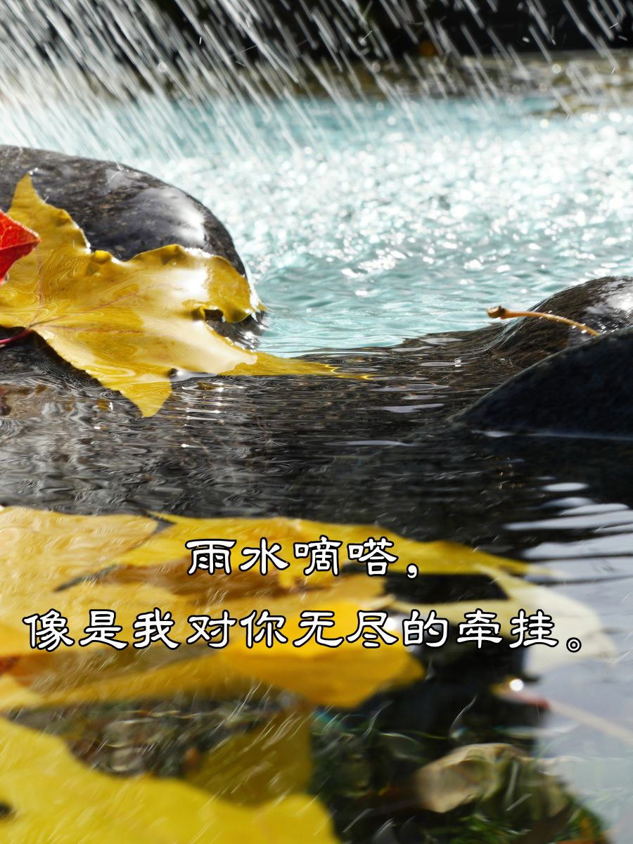 下雨天的撩人情话