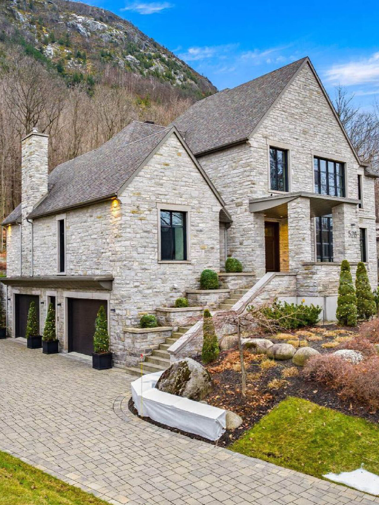 美式田园风乡村石头屋民宿住宅改造设计