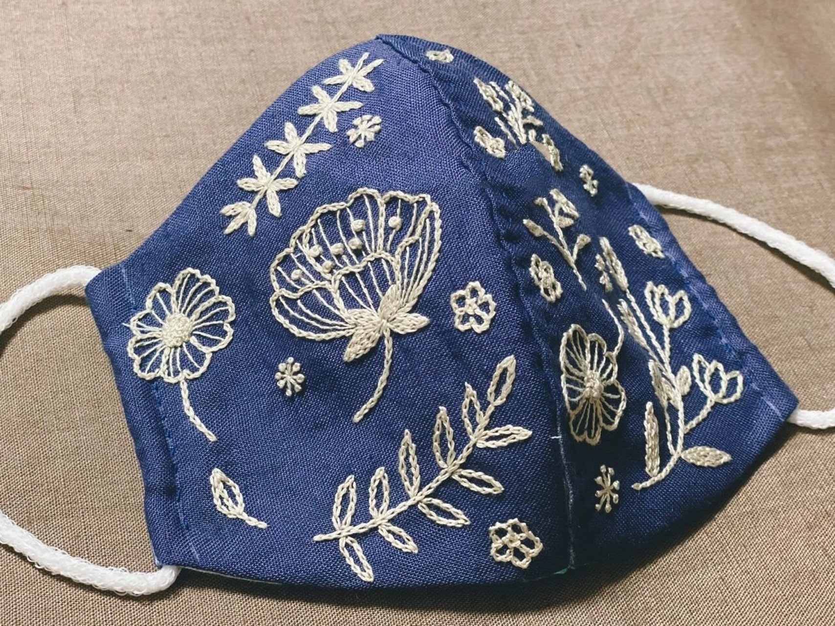 福妈手作|立体型口罩制作过程分享 96图纸分享在笔记《福妈手作