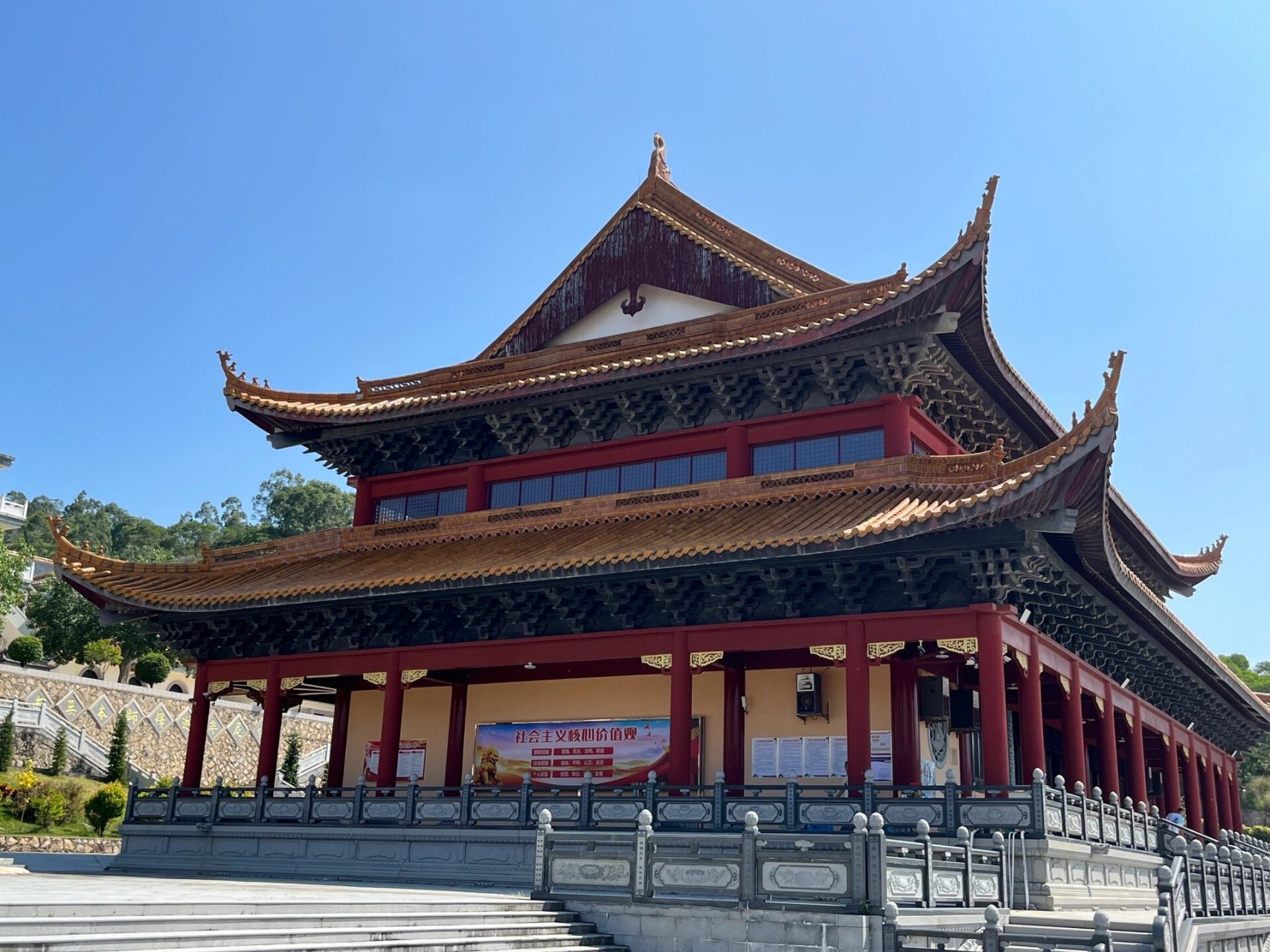 潮汕周边游 诏安金光明寺 望洋台一天短途 景点免费不塞车 07金光明