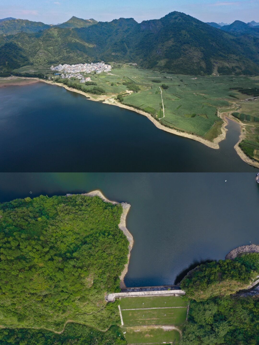 有着世界长寿乡之称的南宁市上林县位于西燕镇东敢村有一个东敢水库