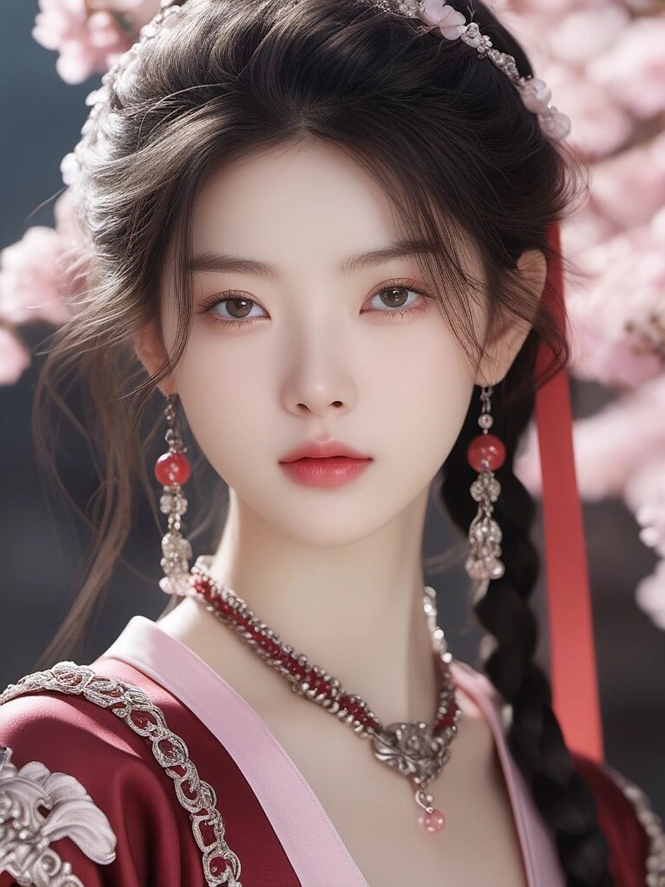 ai真实感绘画-古风美人 选用美图秀秀旗下小程序whee,主推人物,国风