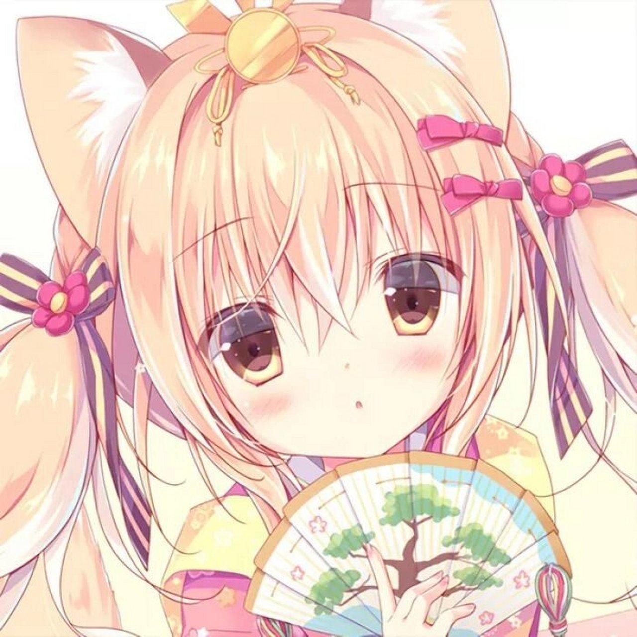 仙气可爱的动漫女生头像