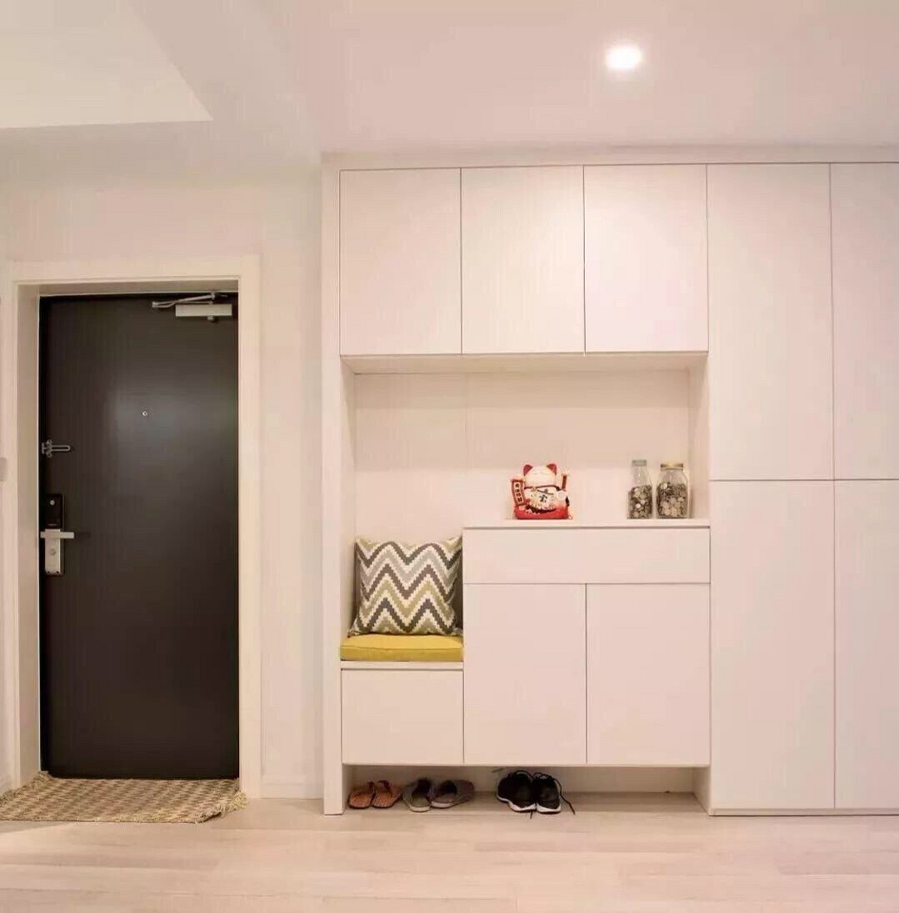 装修效果图|分享几百款入户鞋柜实景图75 挑选好照着做就好了[微笑]