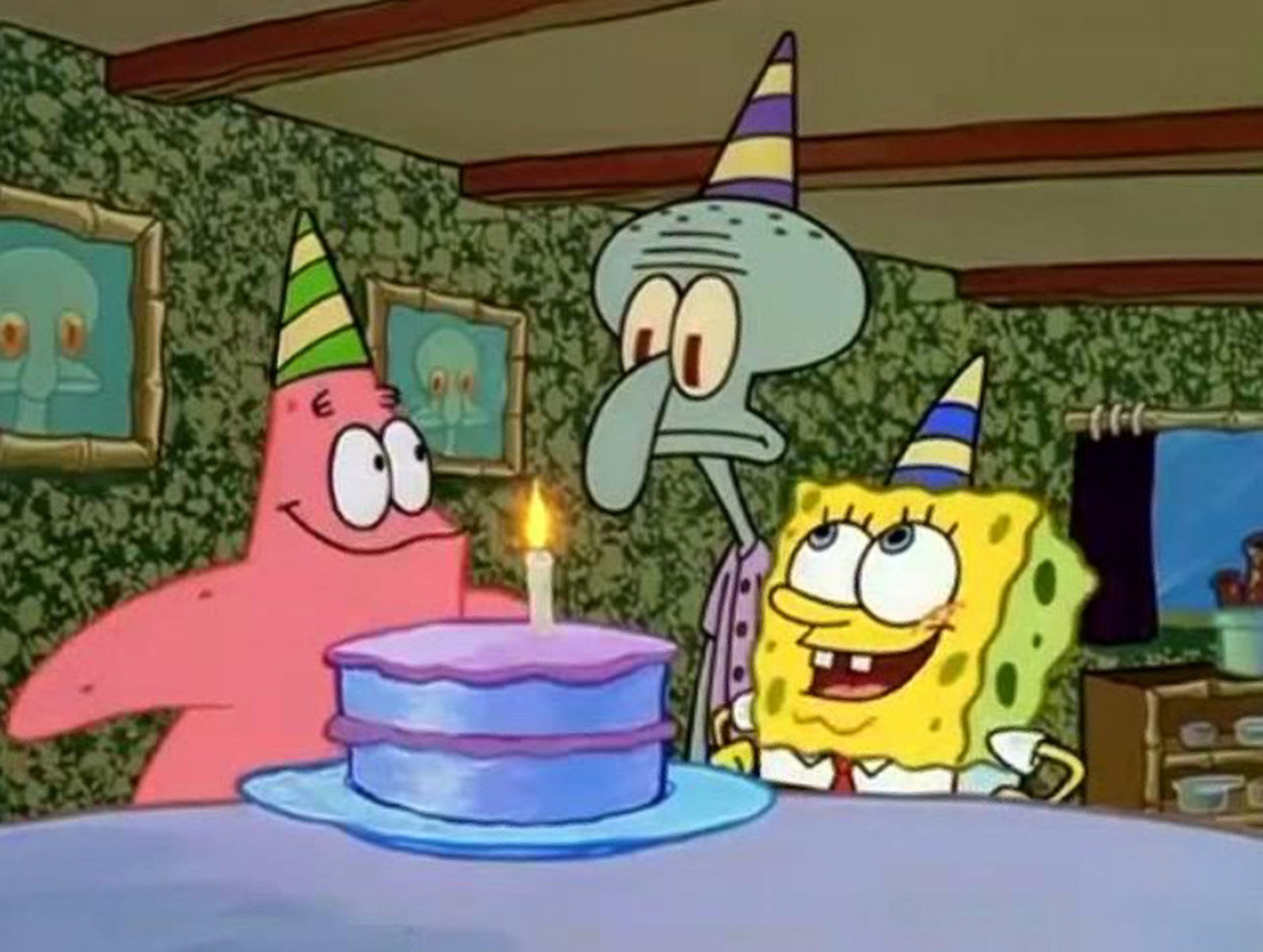 钩织小物|98是章鱼哥的生日帽75157515  章鱼哥的来咯,真的