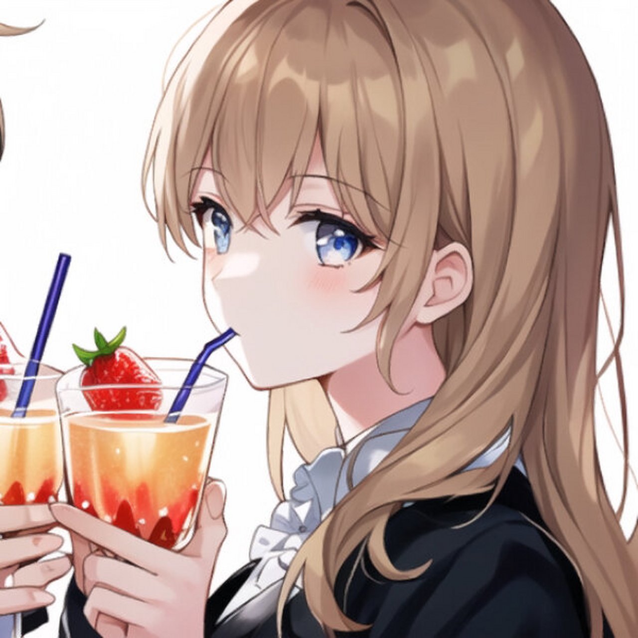 喝果汁吧～动漫情侣头像 『自用随意 9215商用 转载请注明出处』