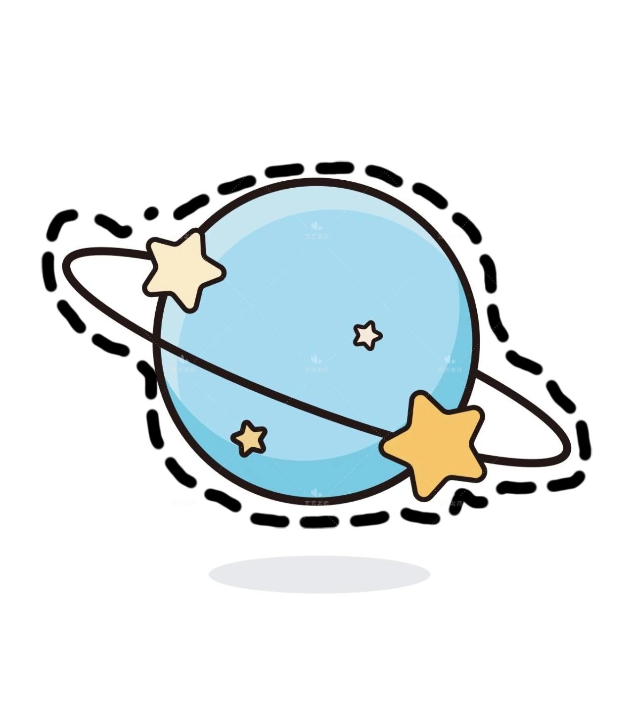 剪一剪趣味剪纸—星球剪纸