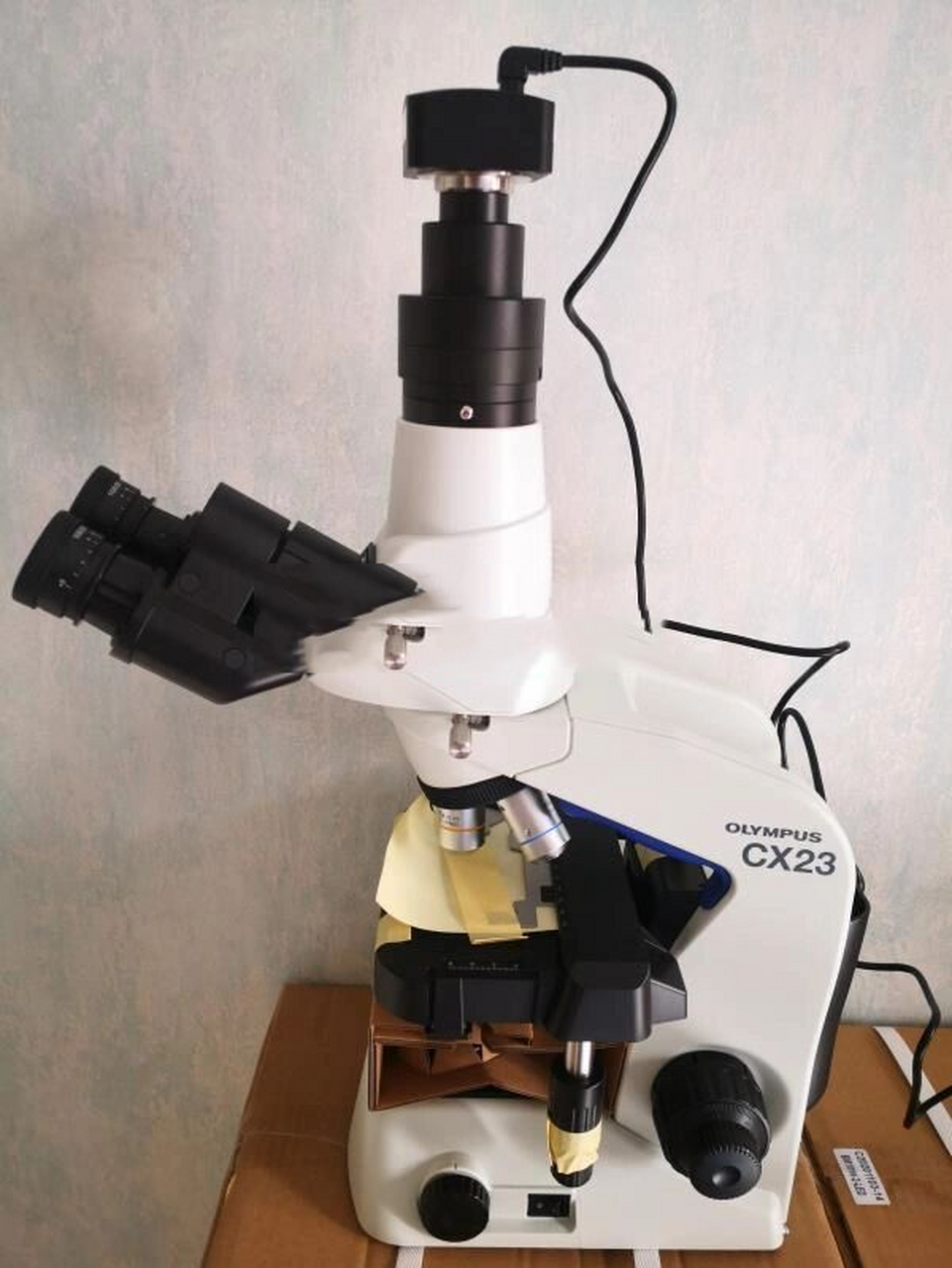 奥林巴斯cx23生物显微镜  奥林巴斯cx23生物显微镜,采用无限远光学