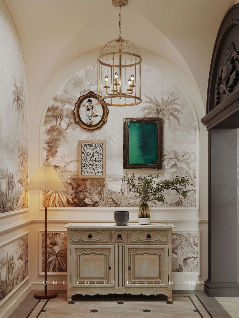 6款法式复古玄关设计,你喜欢哪一个?