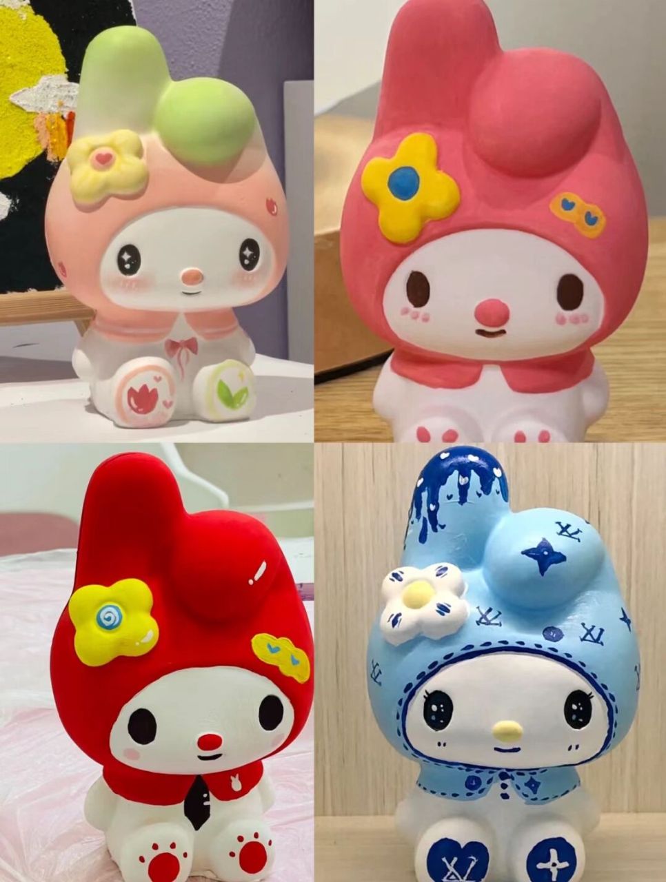 美乐蒂石膏娃娃涂色合集 石膏娃娃之美乐蒂 美乐蒂涂色配色参考合集