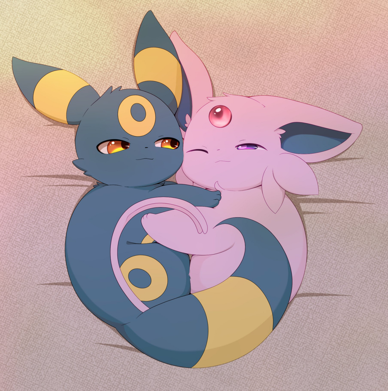 月伊布和太阳伊布 更多宝可梦可爱头像和壁纸,可以翻看主页分享