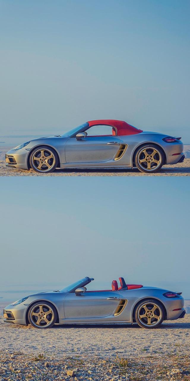保时捷718 boxster 25 周年纪念版 #超级跑车 #保时捷 更多壁纸,祷鼢