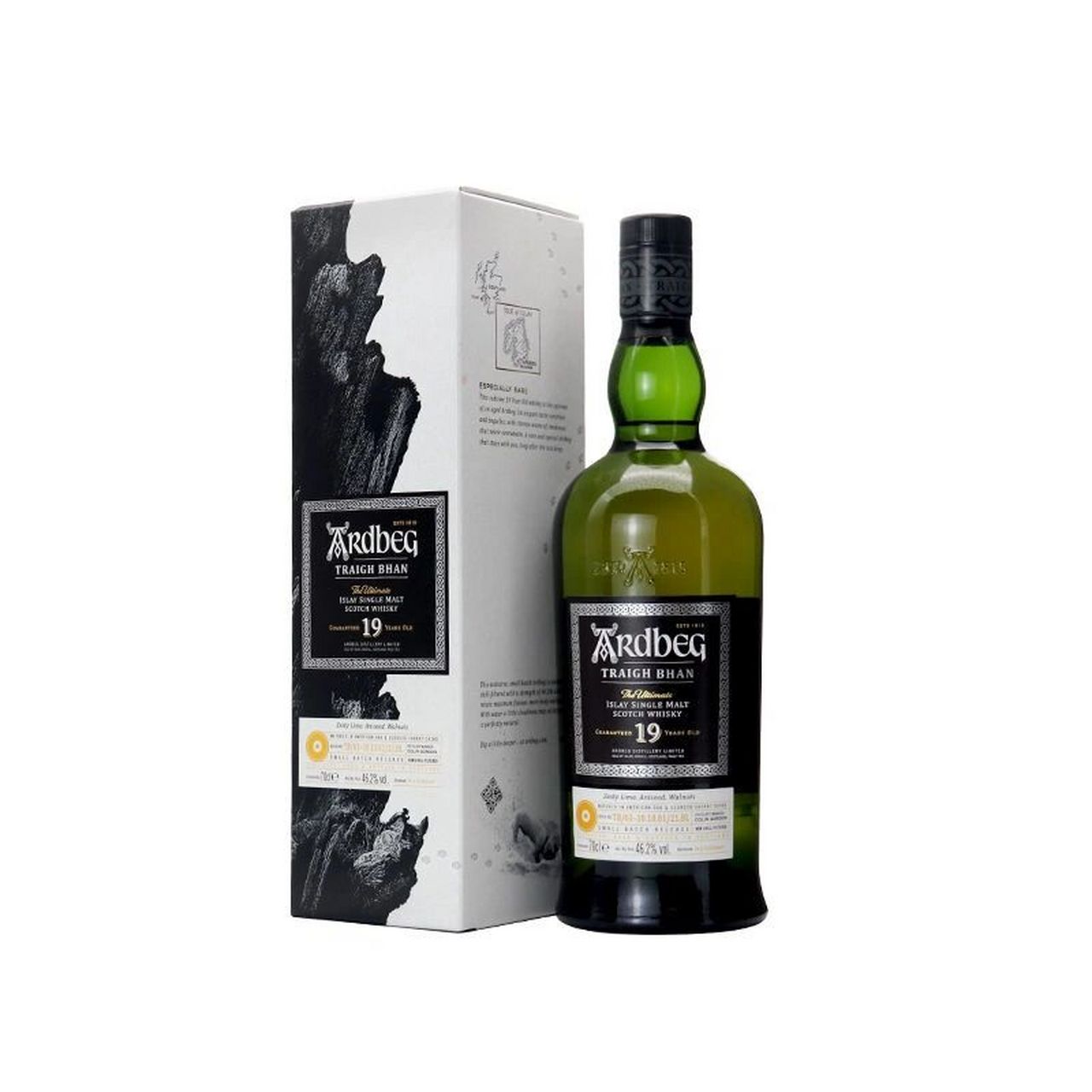 阿贝19年鸣沙第三版单一麦芽威士忌 ardbeg traigh bhan 19 year old