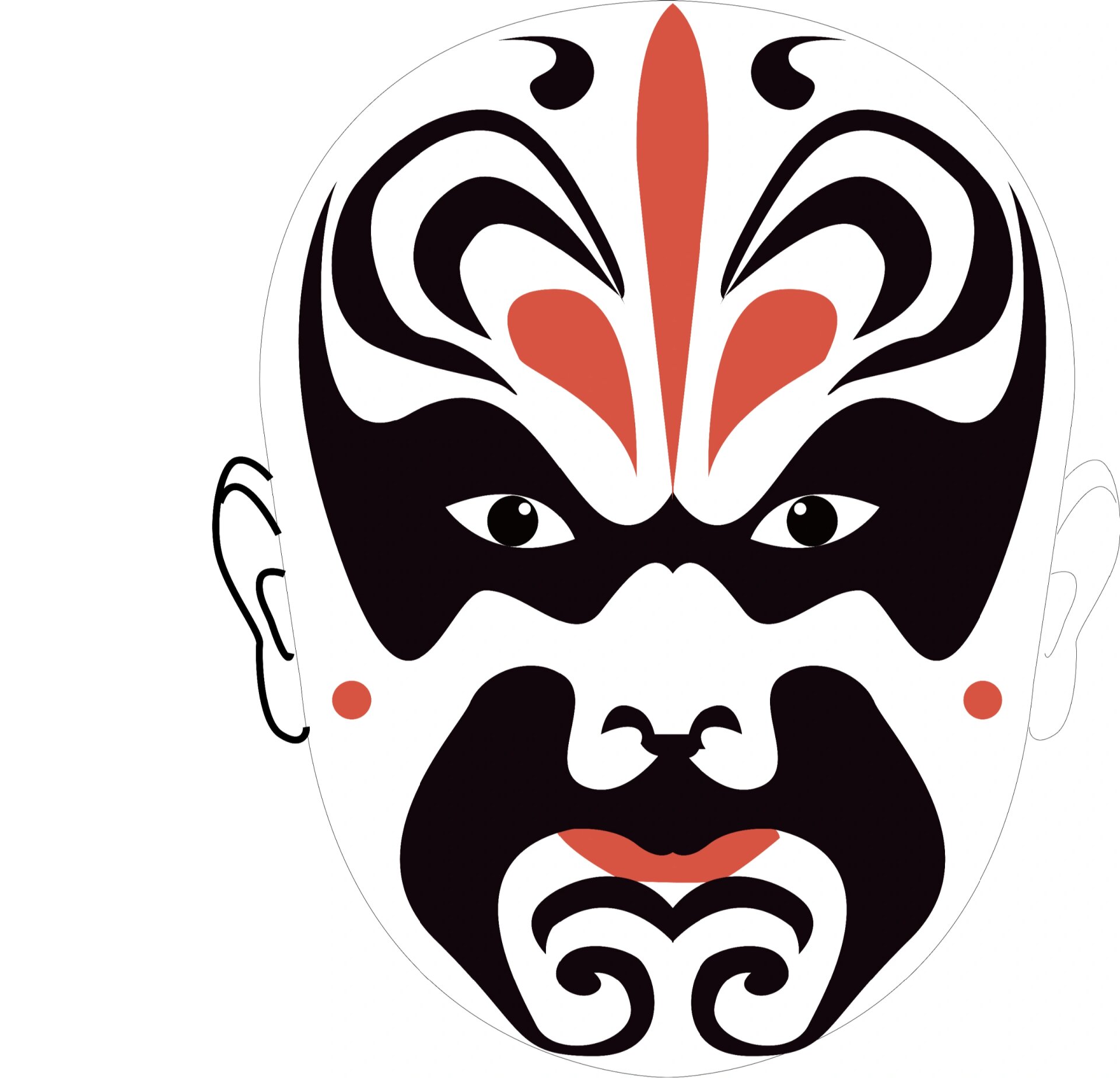 京剧脸谱素材可打印200份 幼儿园主题环创《了不起的中国人》京剧脸谱