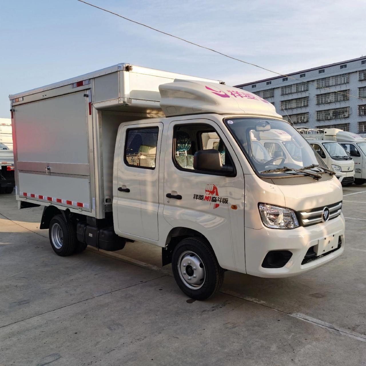 福田汽车祥菱m1双排翼展厢式货车做生意诚信第一 福田汽车