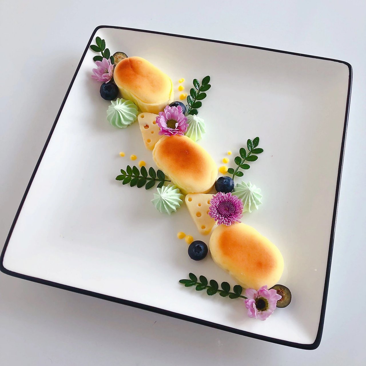 我的下午茶摆盘合集(十)把春色摆到盘里来94 96春姑娘来了97