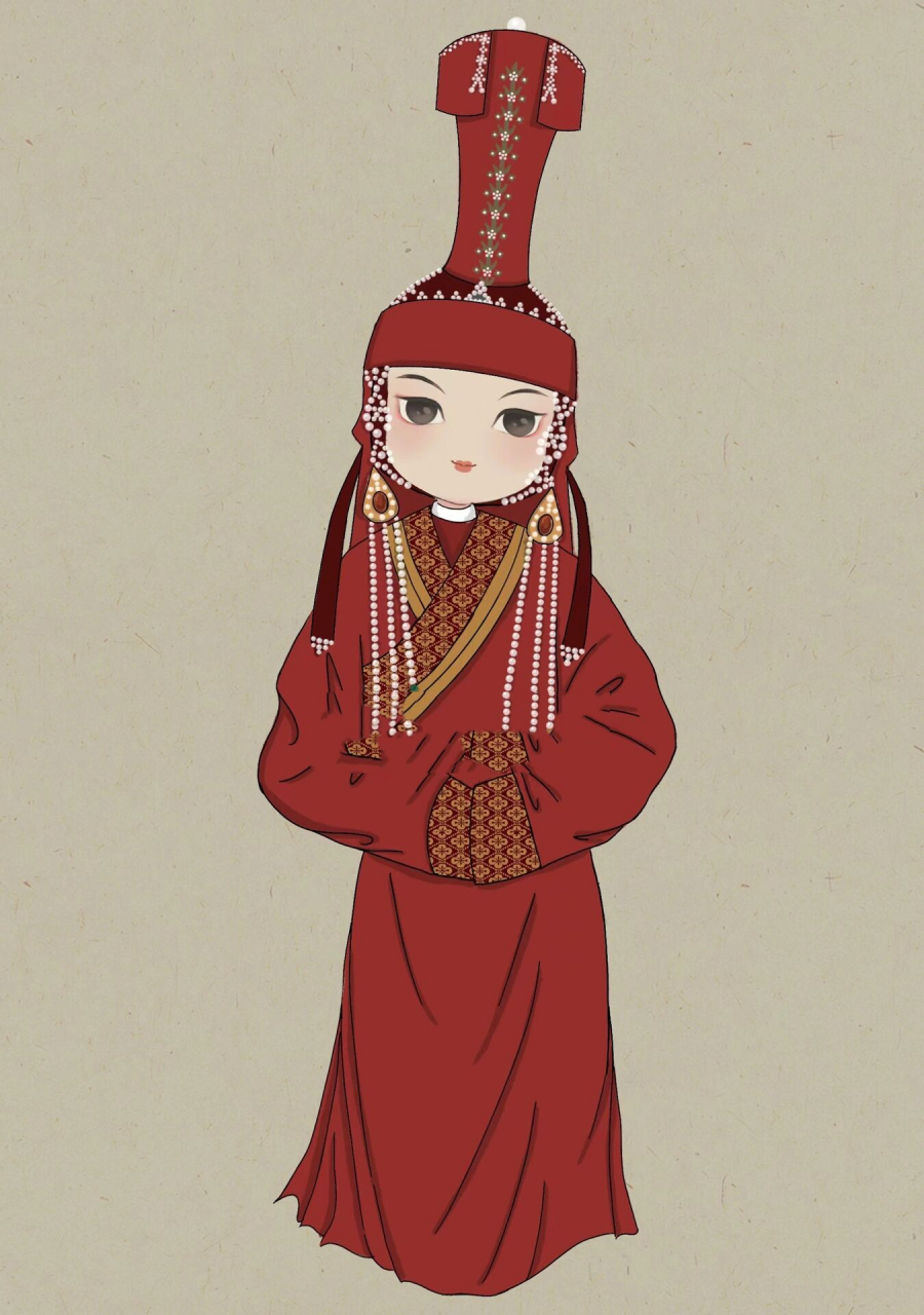 元朝服饰篇:万里隐大漠,忽绽野生花.