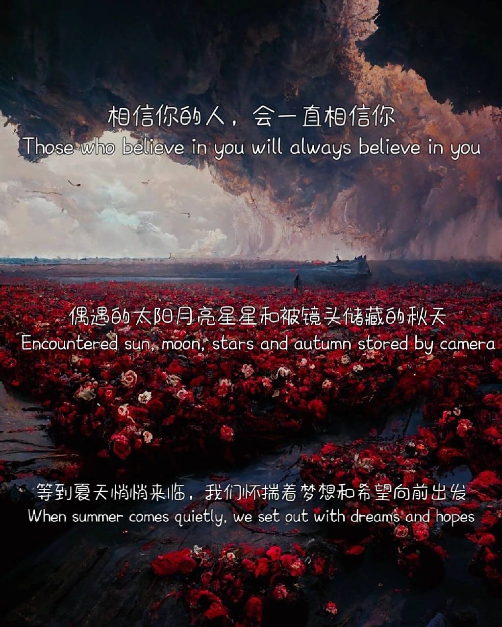 宋亚轩励志语录(英语版)