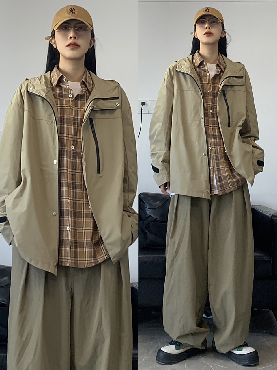 中性风少年感穿搭|出游穿冲锋衣也太帅了吧