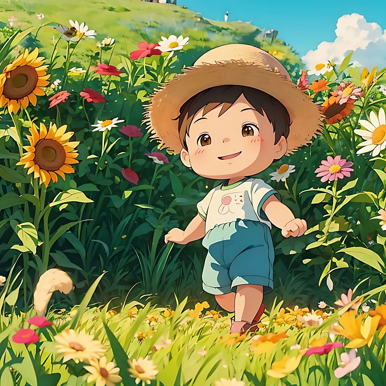 开心小男孩 咒语(prompt): (一个开心的小男孩),(男孩大眼睛),圆脸蛋