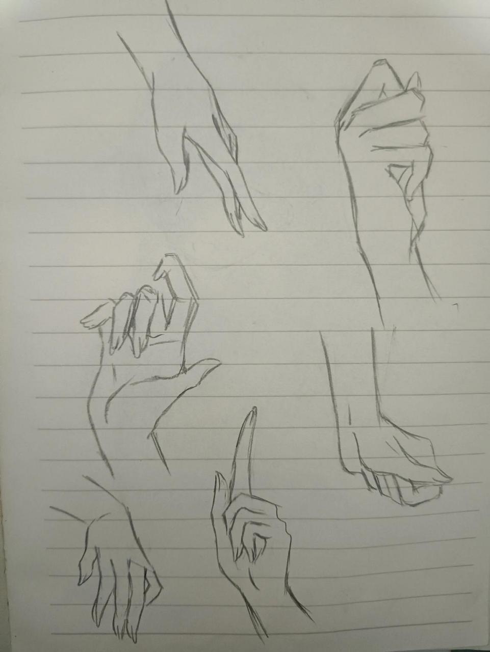 超简单的各种手的画法,画不出我把手寄你.