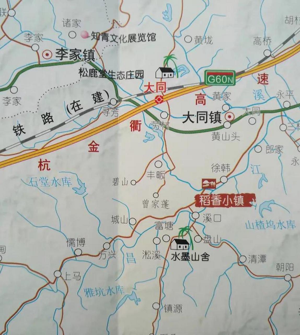 杭金衢高速公路地图图片