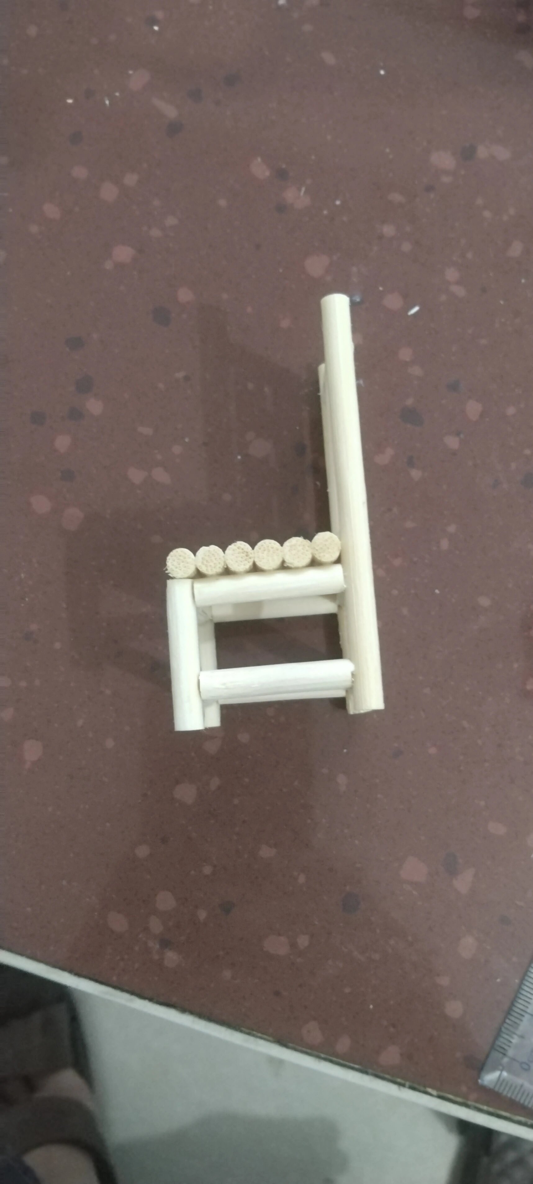 手工竹签迷你小椅子