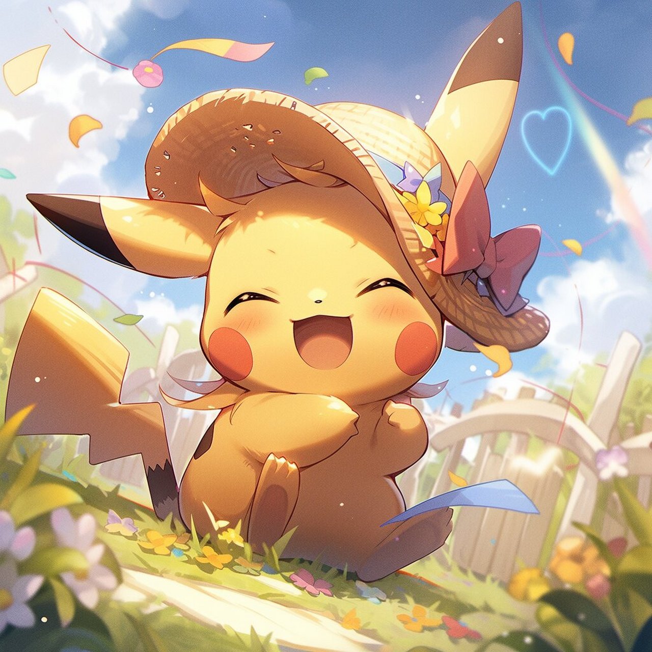 【头像】皮卡丘笑起来真治愈呀