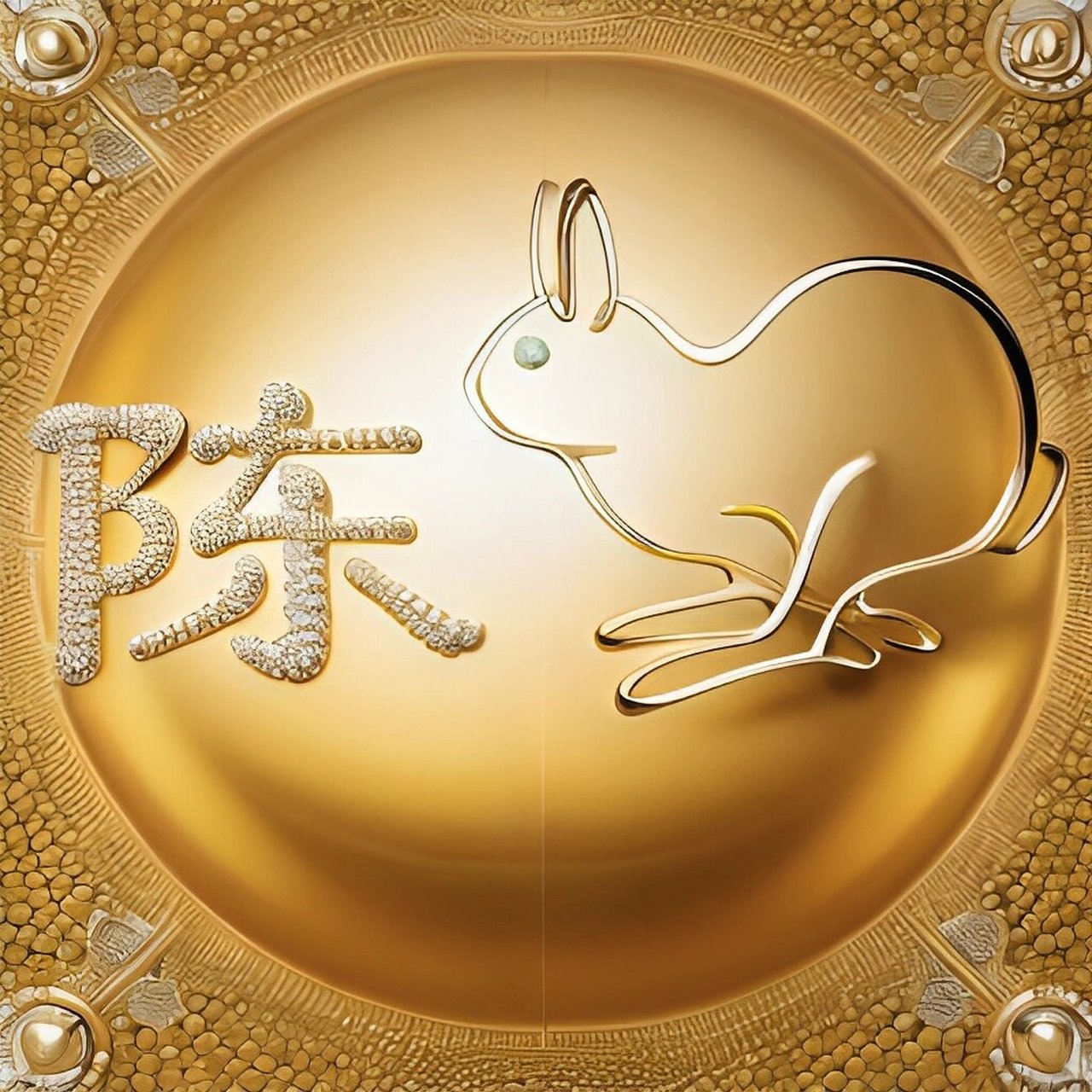 十二生肖兔艺术头像 #姓氏头像 #头像#头像分享