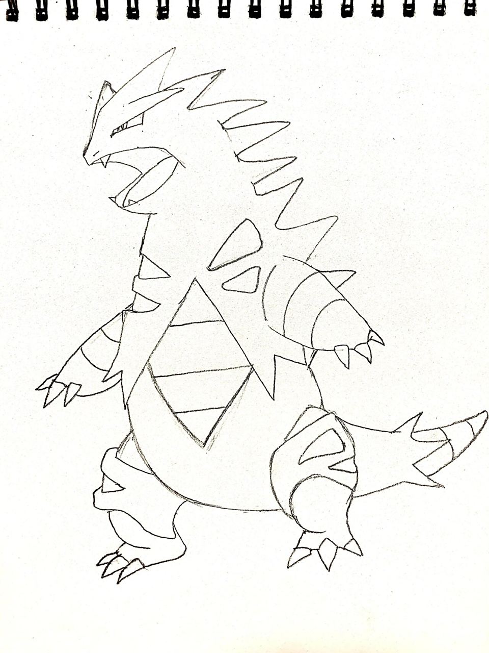 神奇宝贝 班吉拉 简笔画