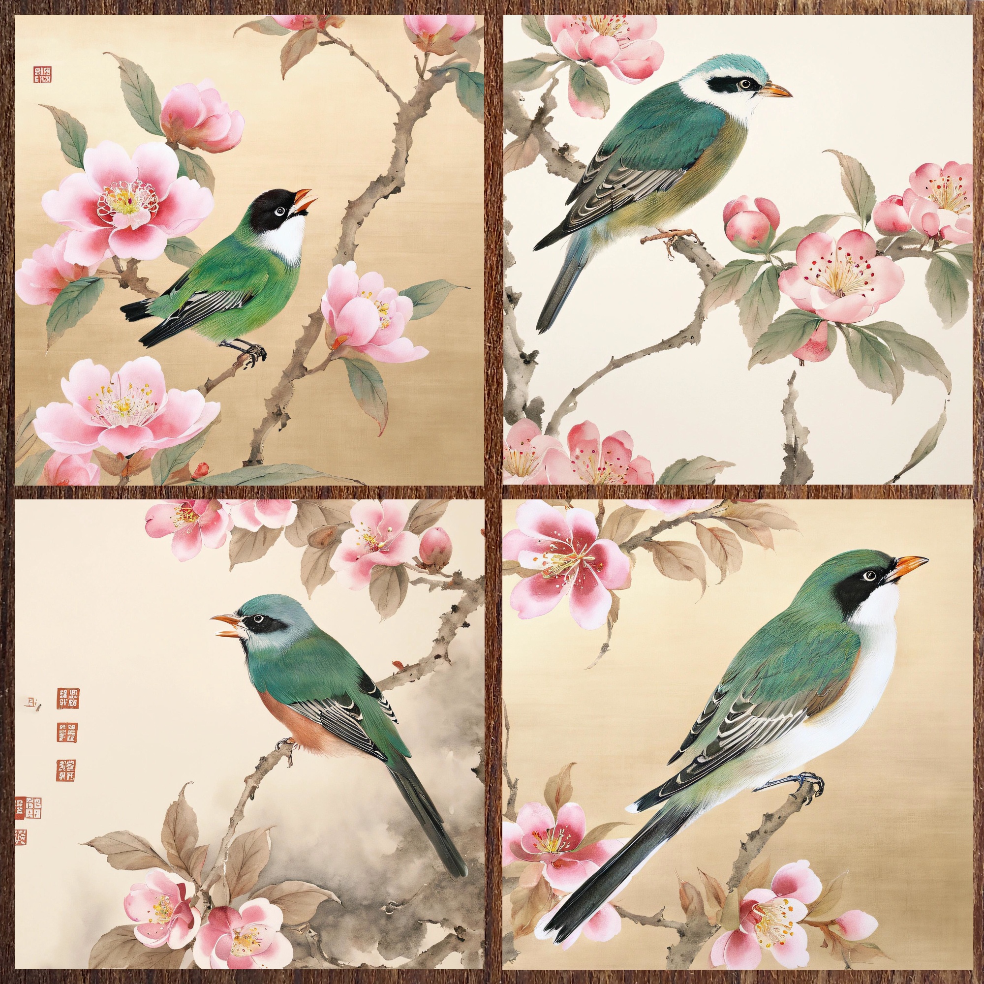 国风雅韵 花鸟生辉