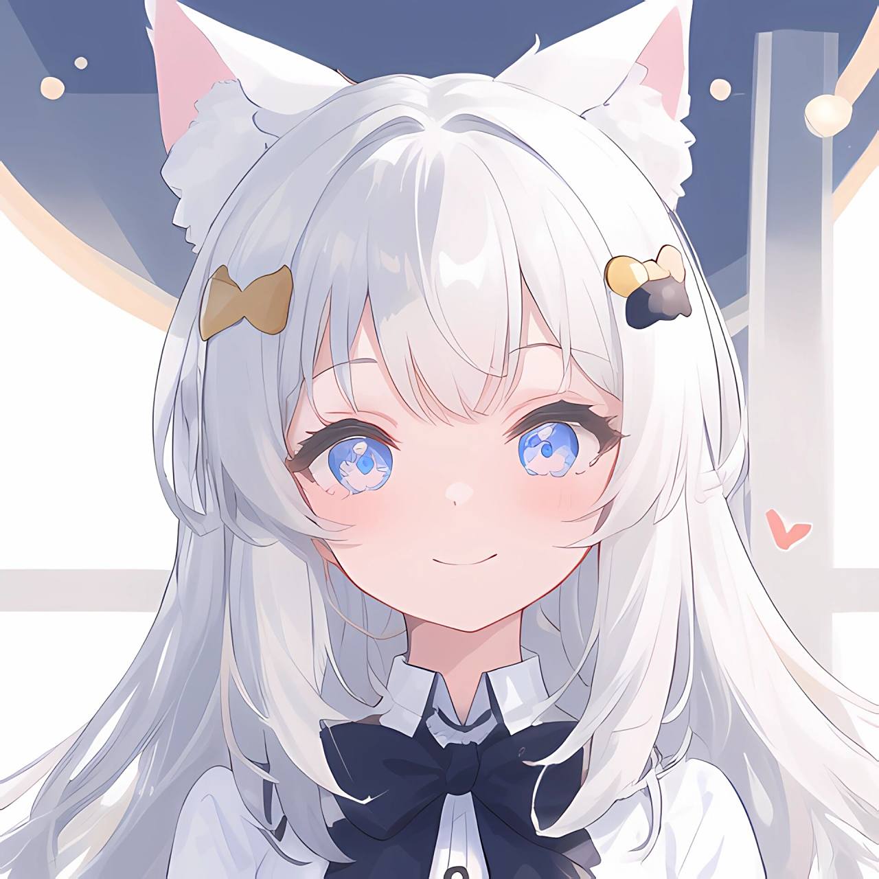 软萌猫耳小甜心丨女生头像