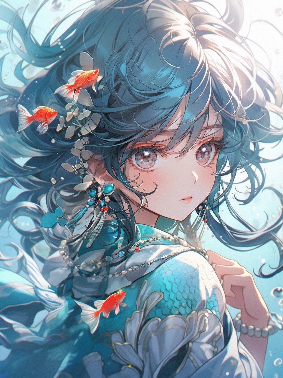 98动漫女头|人鱼公主 海之精灵 0469♀15"灿烂盛大的人鱼传说