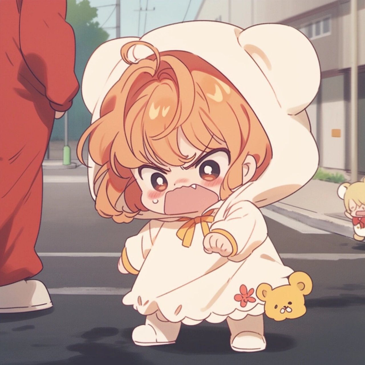 百变小樱小狼情头搞怪头像