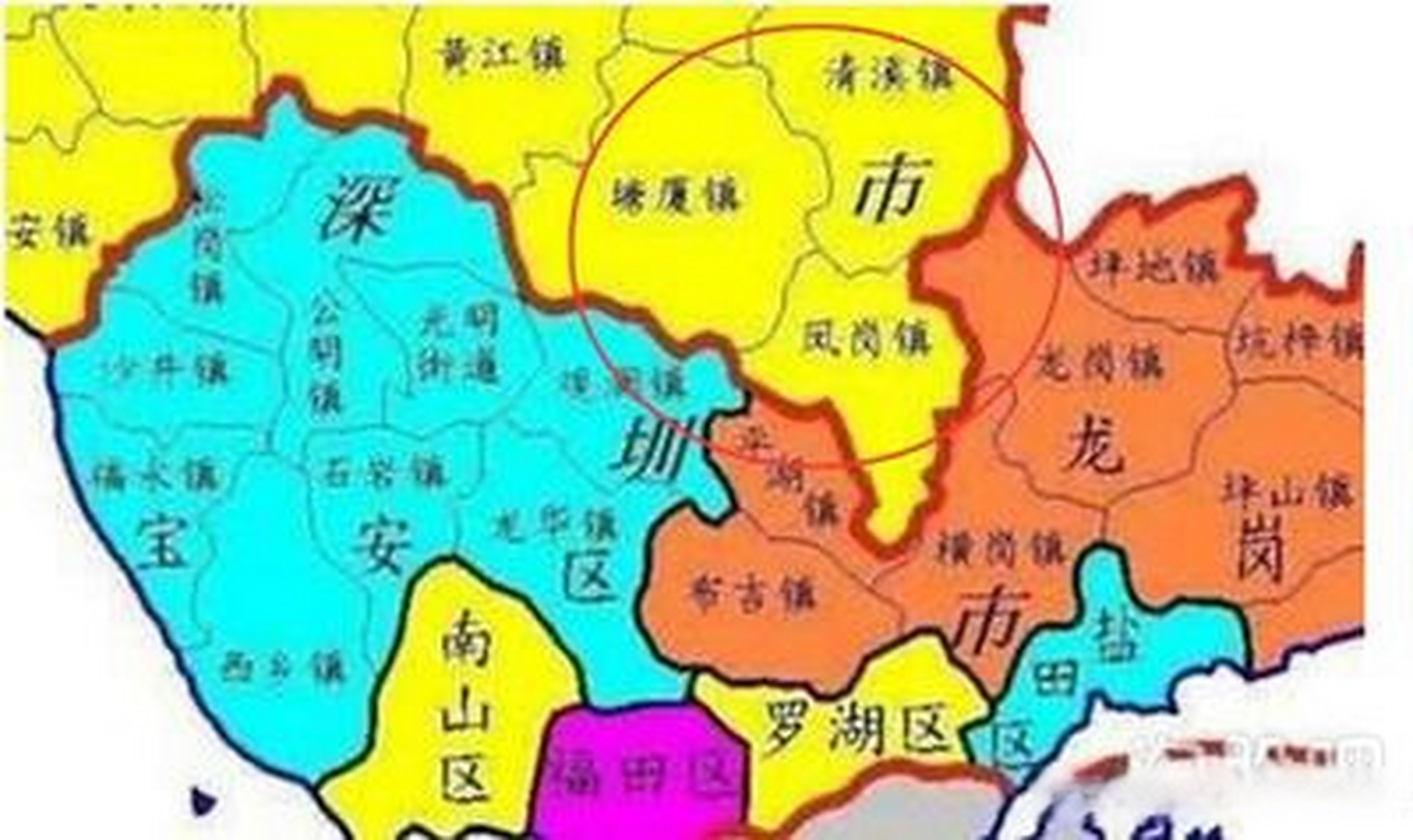 东莞市塘厦镇地图(东莞市塘厦镇地图各镇全图)