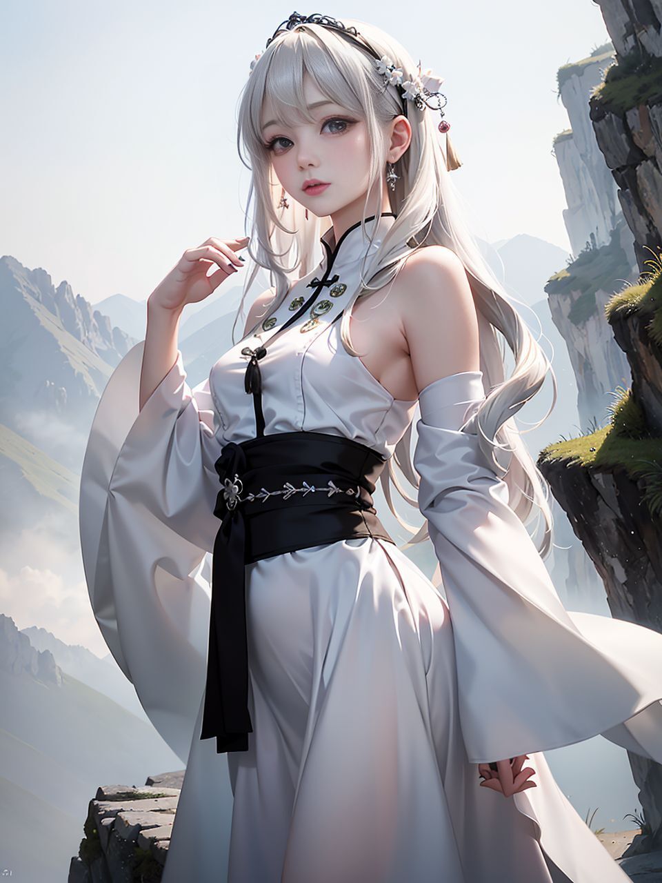 国风美少女-15 #ai绘画#02 02#少女写真#02 02#国风少女#02