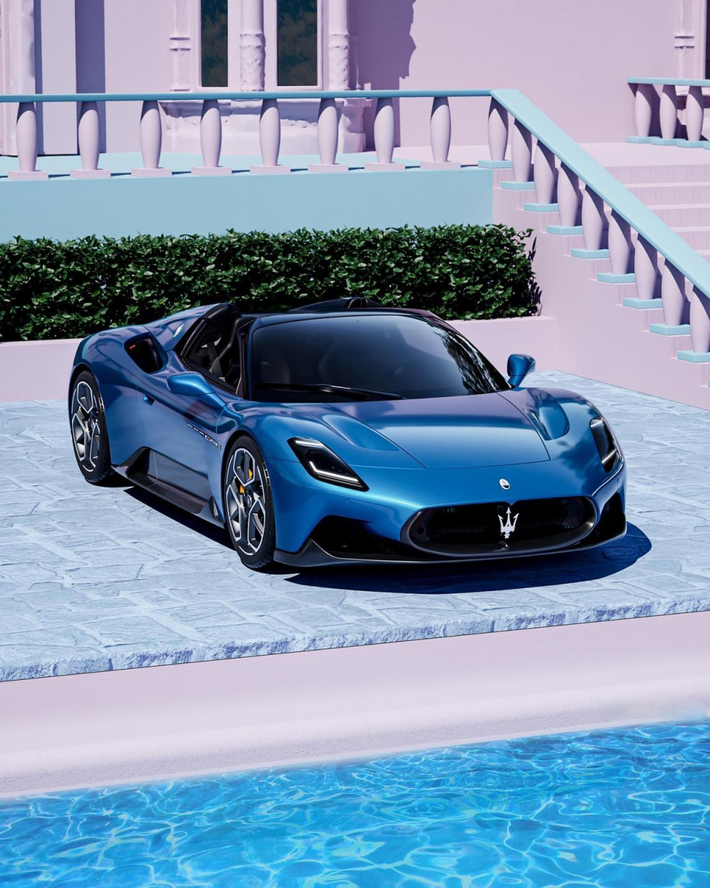 玛莎拉蒂 mc20 cielo, 配备可折叠式的玻璃硬顶敞篷, 首发限量版共60