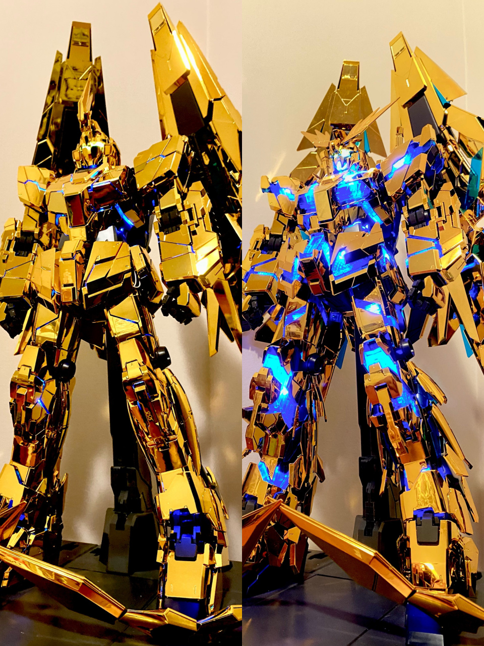 如果只打算买一只独角兽的话强烈推荐三号机菲尼克斯05金灿灿的摆家